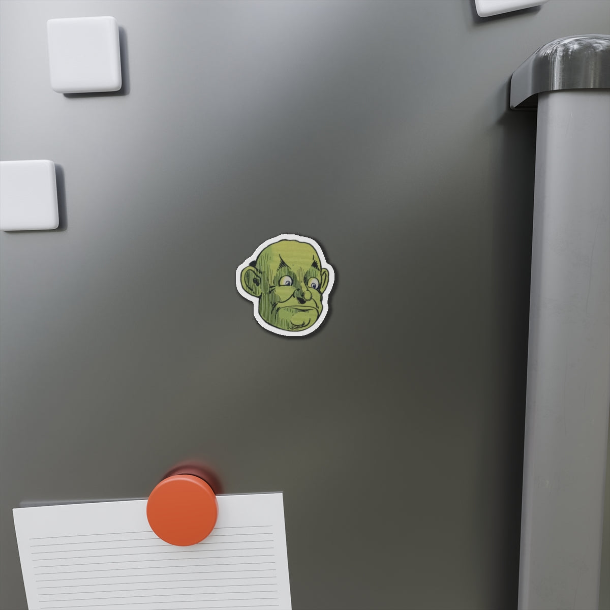 Great and Terrible Wizard of Oz Head by WW Denslow L Frank Baum Die-Cut Magnets