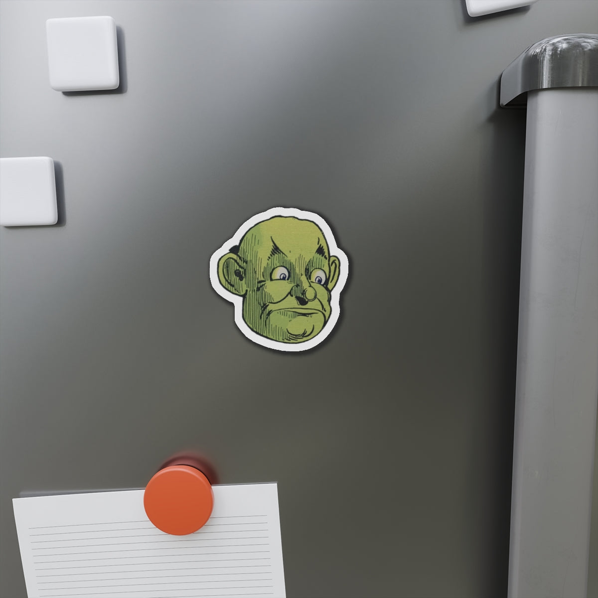 Great and Terrible Wizard of Oz Head by WW Denslow L Frank Baum Die-Cut Magnets