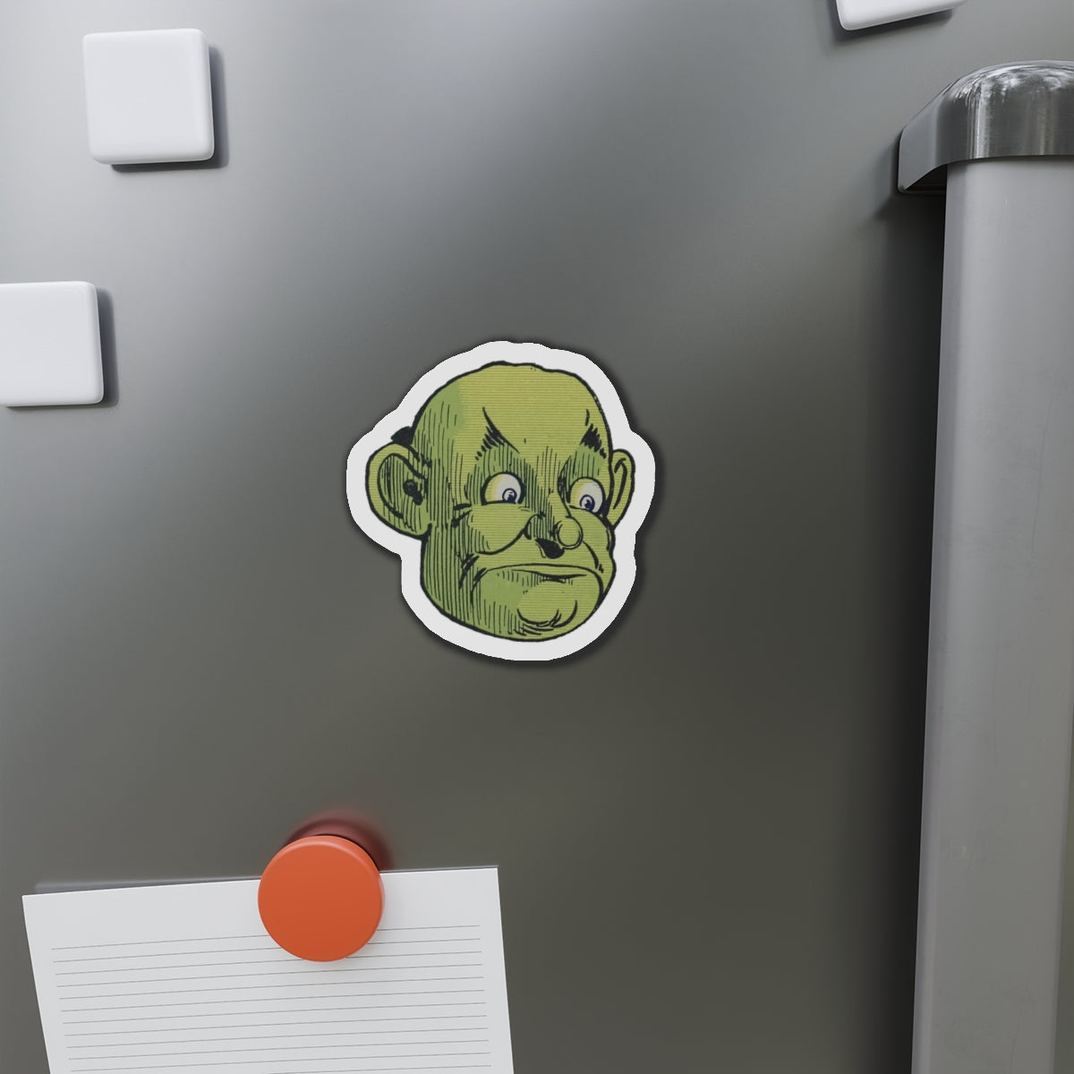 Great and Terrible Wizard of Oz Head by WW Denslow L Frank Baum Die-Cut Magnets