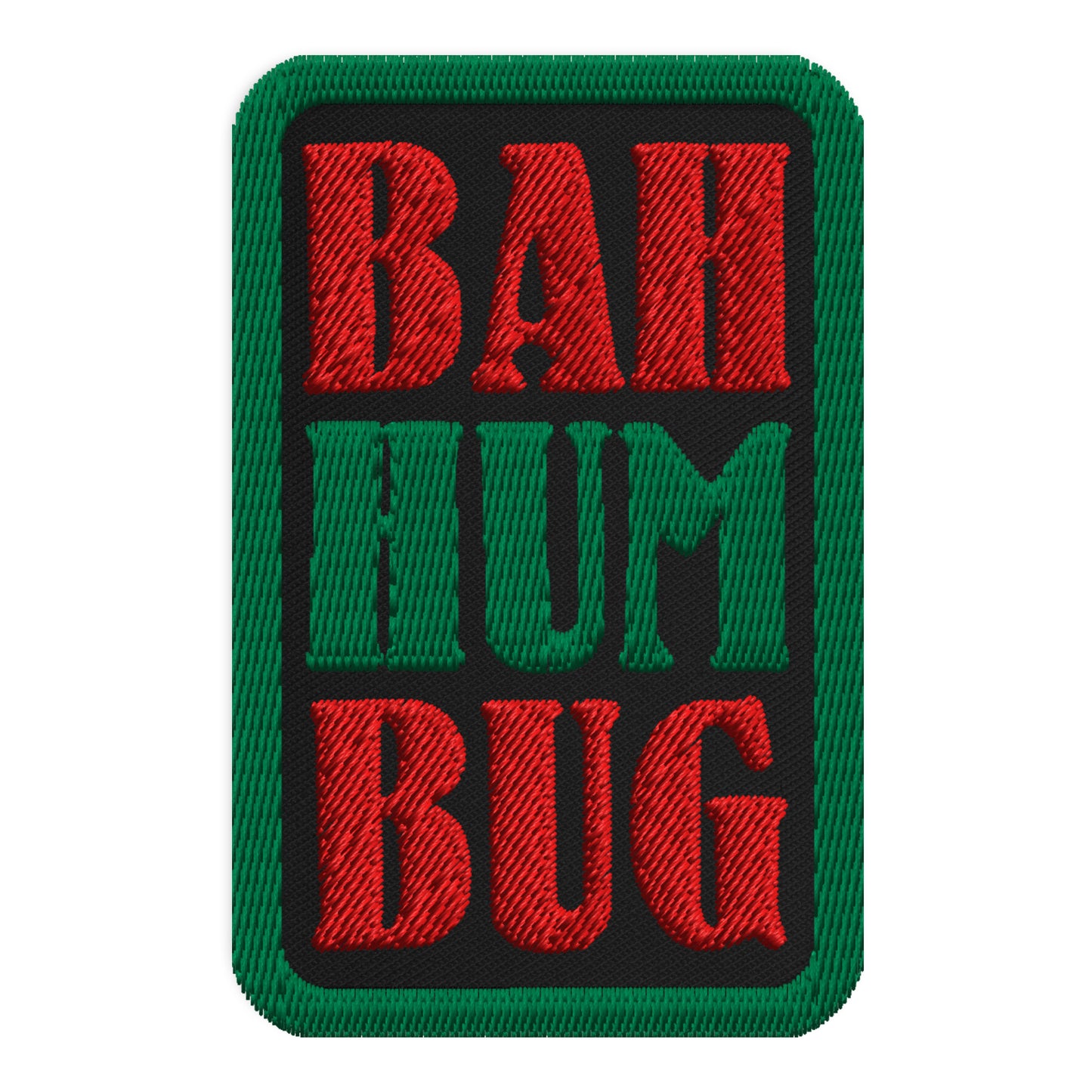 Bah Humbug! A Christmas Carol Ebenezer Scrooge Charles Dickens Embroidered patches