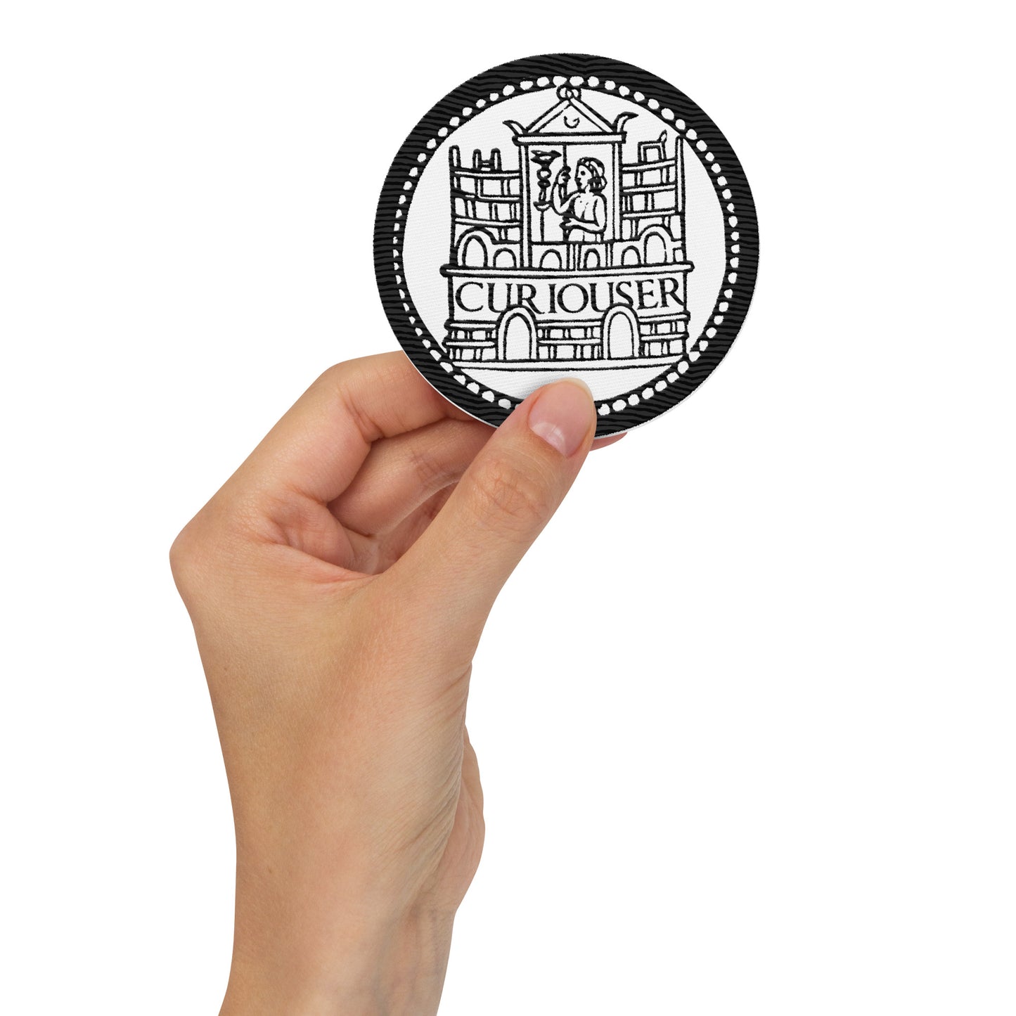 Curiouser House as Ancient Roman Coin Embroidered patches