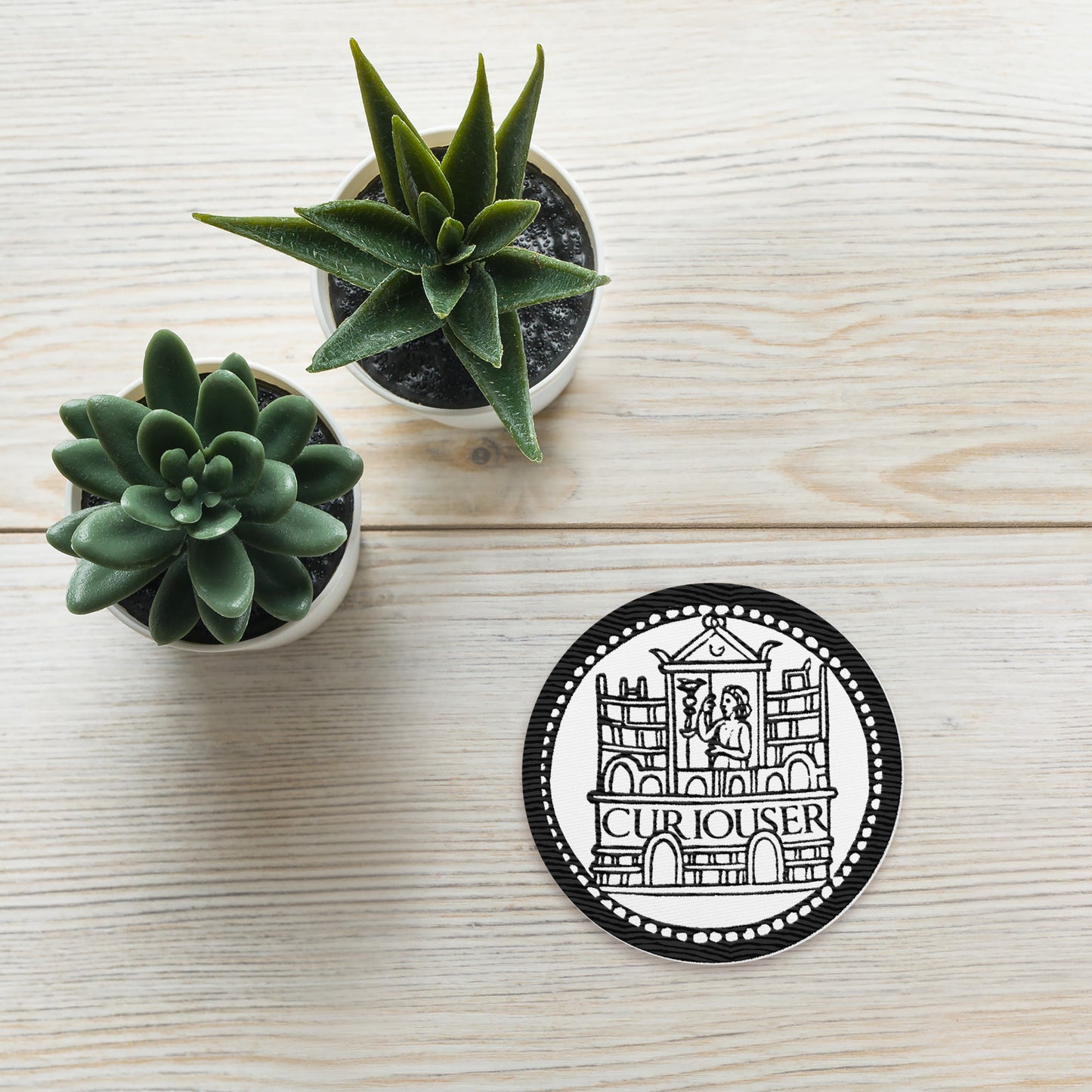 Curiouser House as Ancient Roman Coin Embroidered patches