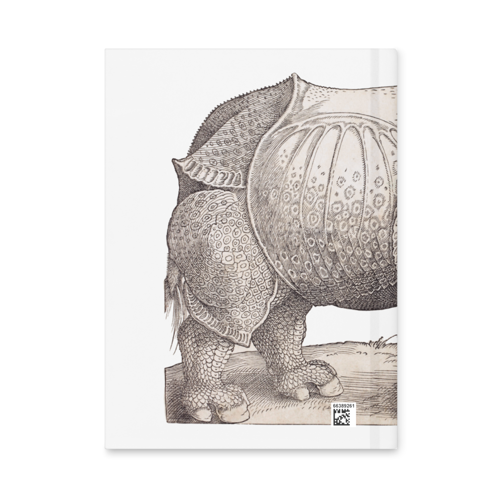 Animal Kingdom! The Rhinoceros by Albrecht Dürer Hardcover journal matte