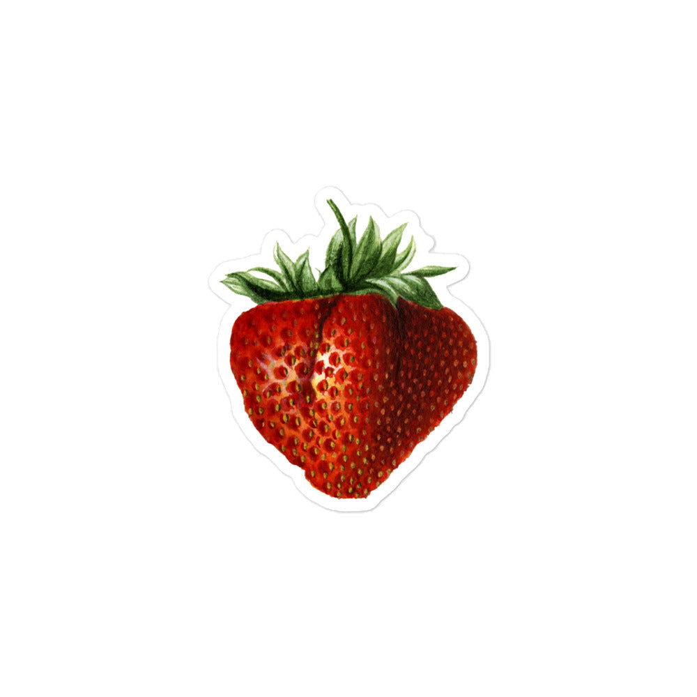 Strawberry Bubble-free stickers
