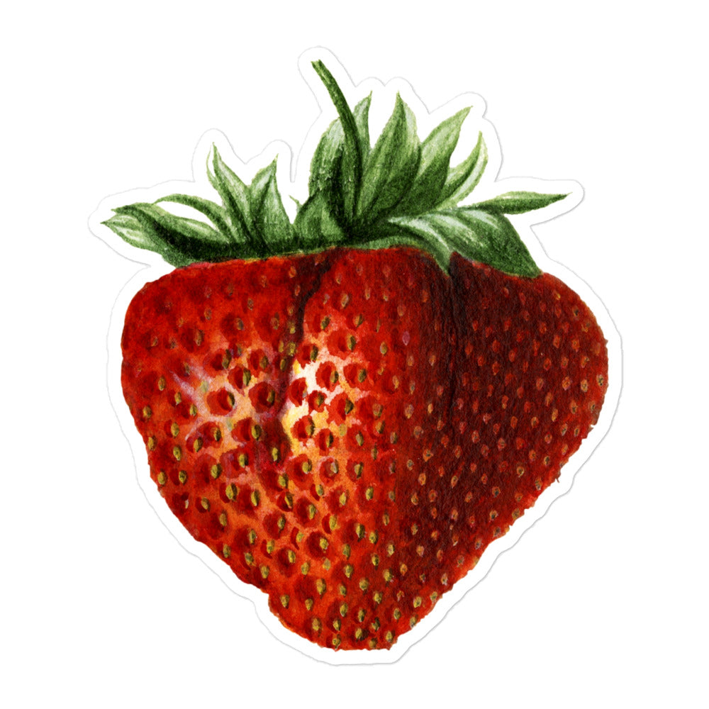 Strawberry Bubble-free stickers