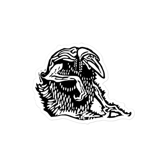 John Bauer Troll Woodcut Kiss-cut Sticker