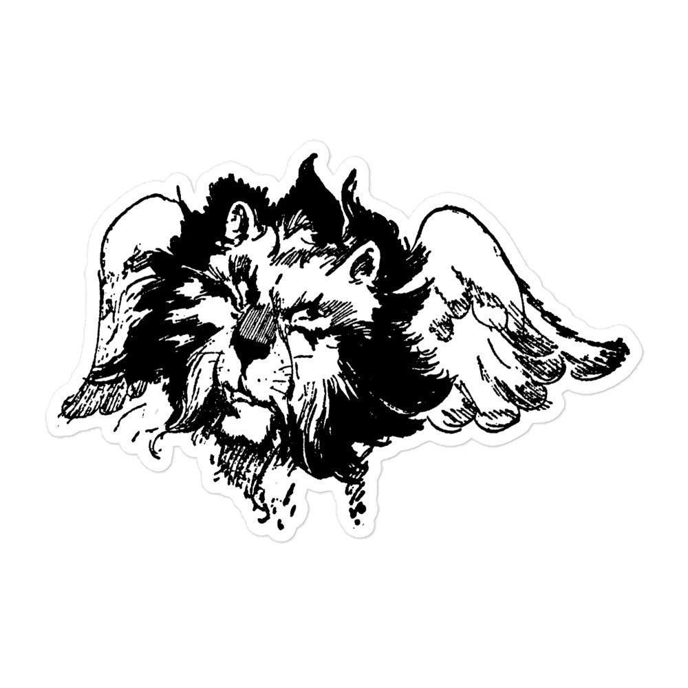 L Frank Baum's The Lion from The Magic of Oz Kiss-cut Sticker