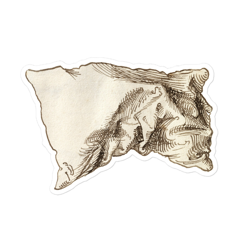 Albrecht Dürer’s Pillow Studies 1493 Sketches 01 Kiss-cut Sticker