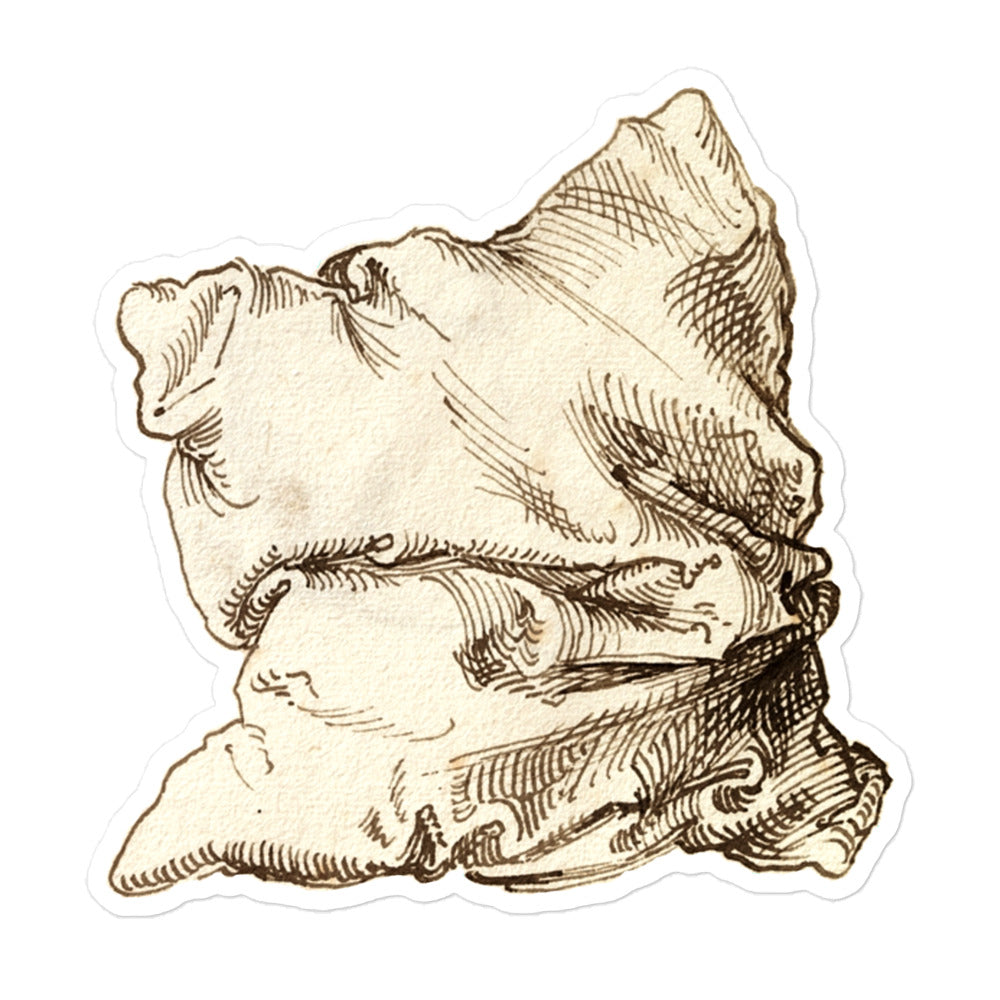 Albrecht Dürer’s Pillow Studies 1493 Sketches 02 Kiss-cut Sticker